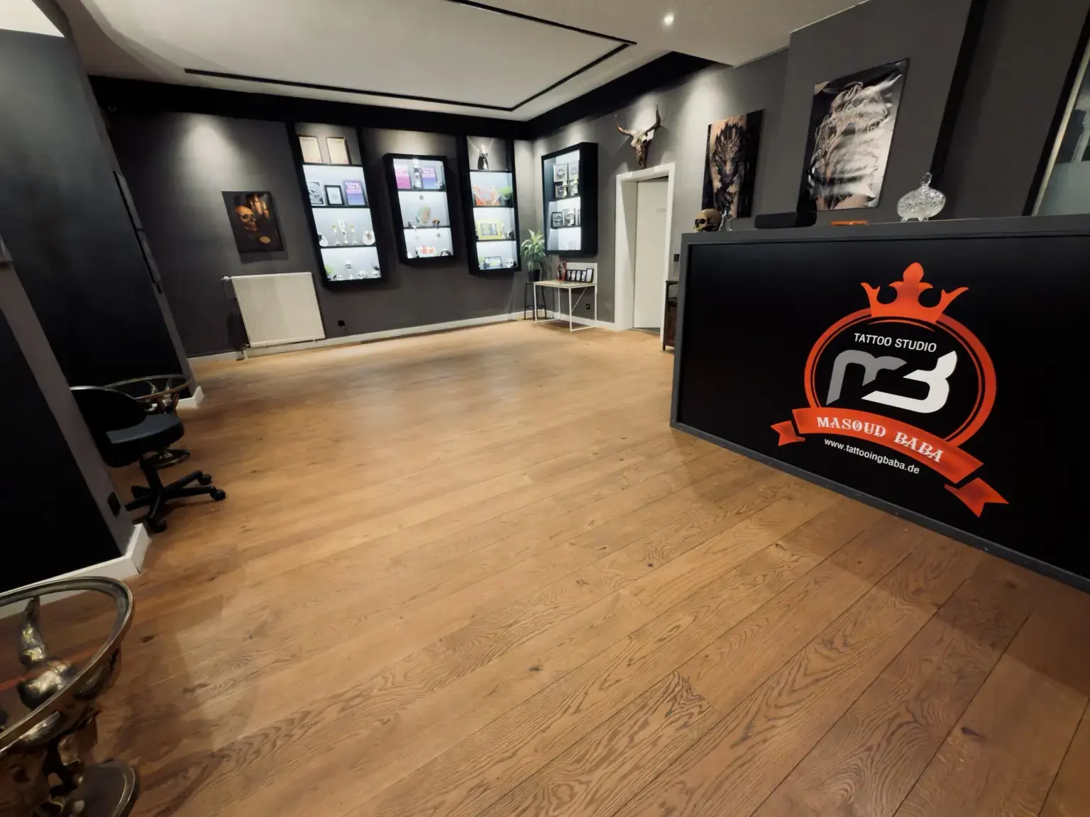 Innenansicht des Studios in Wiesbaden