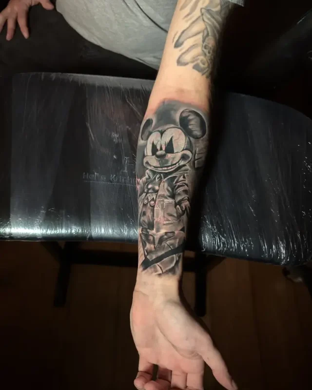 Cover-Up am Unterarm