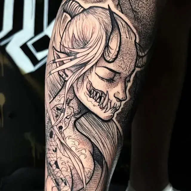 Dotwork-Fläche