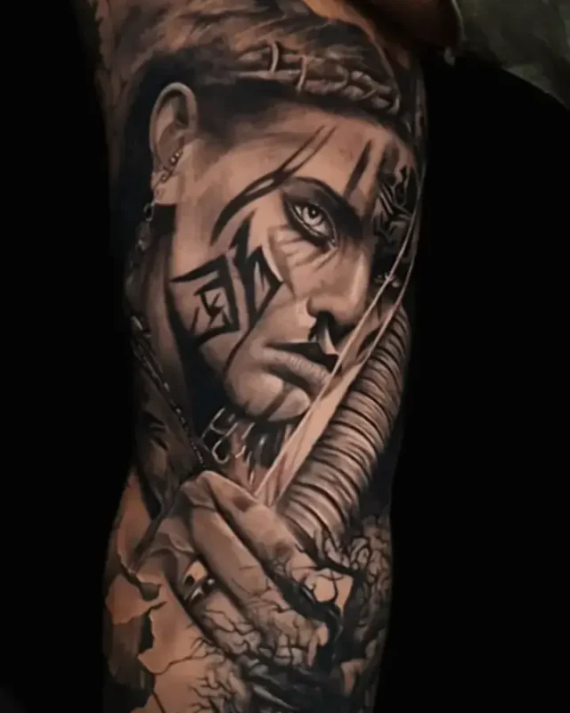 Sleeve am Oberarm